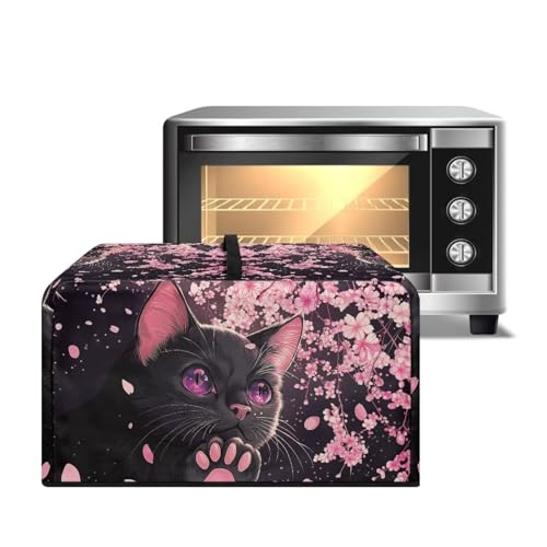 ZIATUBLES Staubschutz für Mikrowelle, tragbare Arbeitsplatte, Mikrowellenschutz, schmutzabweisend, Leinen, Luftfritteuse, Toaster, Ofenabdeckungen, Größe S von ZIATUBLES