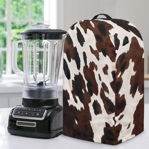 ZIATUBLES Staubschutzabdeckung mit Kuhmotiv, wasserabweisend, staubdicht, Standmixer, Kaffeemaschine, Schutzhülle mit Griff, Küchendekoration ZIATUBLES Staubschutzabdeckung mit Kuhmotiv, wasserabweisend, staubdicht, Standmixer, Kaffeemaschine, Schutzhülle mit Griff, Küchendekoration von ZIATUBLES