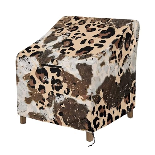 ZIATUBLES Terrassenstuhl-Abdeckung für Lounge, tiefer Sitz, staubdicht, Schaukelstühle, Schutzhülle mit Lüftungsschlitz, für Gartenmöbel, 83 x 89 x 92 cm von ZIATUBLES