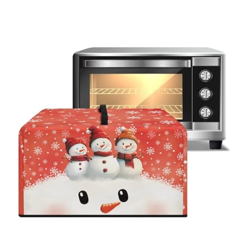 ZIATUBLES Weihnachts-Schneemann roter Druck Mikrowellenofen Staubschutz Hitzebeständige Arbeitsplatte Mikrowelle Schutz Leinwand Stoffabdeckungen für Toaster Smart Oven Air Fritteuse, L ZIATUBLES Weihnachts-Schneemann roter Druck Mikrowellenofen Staubschutz Hitzebeständige Arbeitsplatte Mikrowelle Schutz Leinwand Stoffabdeckungen für Toaster Smart Oven Air Fritteuse, L von ZIATUBLES