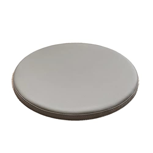ZIBENE Stuhlkissen Rund 30cm, Barhocker Sitzkissen Rund 30cm Durchmesser, Waschbar Sitzpolster Stuhl Rund Wasserdicht Leder Bezug, Memory-Schaumstoff Stuhlauflagen KüChenstuhl Hellgrau ZIBENE Stuhlkissen Rund 30cm, Barhocker Sitzkissen Rund 30cm Durchmesser, Waschbar Sitzpolster Stuhl Rund Wasserdicht Leder Bezug, Memory-Schaumstoff Stuhlauflagen KüChenstuhl Hellgrau von ZIBENE
