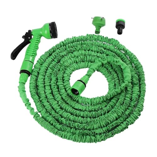 ZIBOXI 125FT Gartenschlauch Erweiterbarer magischer flexibler Wasserschlauch EU-Schlauchschläuche Rohr mit Spritzpistole for Bewässern von Autowaschspray von ZIBOXI