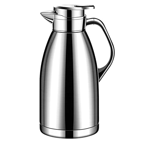 2 3 L Edelstahl Kaffee Küche Isolierung Getränk Wasserflasche Wasserkocher Krüge Isolierflasche Tasse Thermo Edelstahl Kaffeekaraffen Zum Warmhalten von ZICHENXR