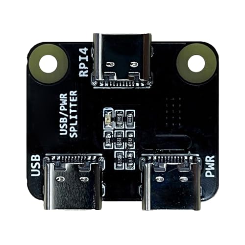 ZICHENXR Einfach Zu Verwendender Und Zu Transportierender USB/Strom Splitter Für RPI Entwicklungsplatine BliKVM Und PiKVM „KVM Over IP“ TypeC ZICHENXR Einfach Zu Verwendender Und Zu Transportierender USB/Strom Splitter Für RPI Entwicklungsplatine BliKVM Und PiKVM „KVM Over IP“ TypeC von ZICHENXR