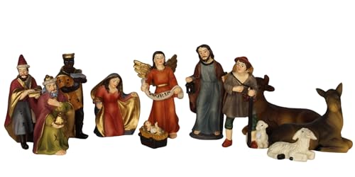 ZICOM Krippenfigurenset Eilat persisch ca. 8cm 11-TLG. Polyresin handbemalt von ZICOM