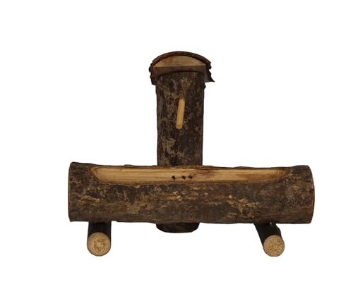 ZICOM Krippenzubehör Wassertrog 12x6x10cm Holz – Detaillierter Miniatur-Wassertrog für Krippen von ZICOM