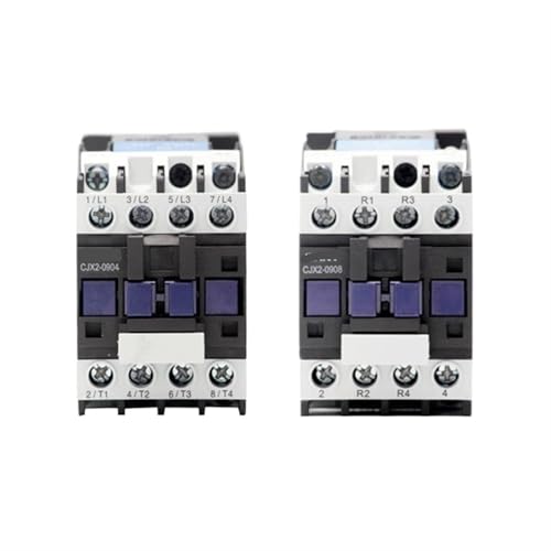 1 Stücke CJX2-0904 4NO CJX2-0908 2NO 2NC Din-schiene Magnetische AC Schütz 9A Spulenspannung 380 V 220 V 110 V 36 V 24 V LC1-D 09004(CJX2-0908,220V) von ZIDBVOYOY