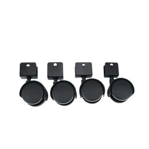 4 Teile/los 2-zoll U-Förmigen Sperrholz Universal Räder Möbel Stuhl rollen mit Bremsen Büro Computer Schreibtisch(Without Brake,18mm) von ZIDBVOYOY