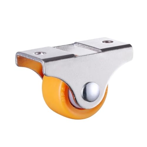 4er-Pack 1 Zoll Möbel-Linearräder Starrer Kunststoff PP Leise Richtungs-Bockrollen Schiebetür-Riemenscheiben SJB920-800A von ZIDBVOYOY