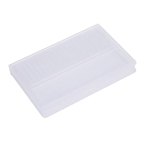 20 Slot Leere Speicherbox Für Nagelbohrerbits Transparentes Acryl Display Box Mahlen Container Zubehör Tool von ZIDDAR