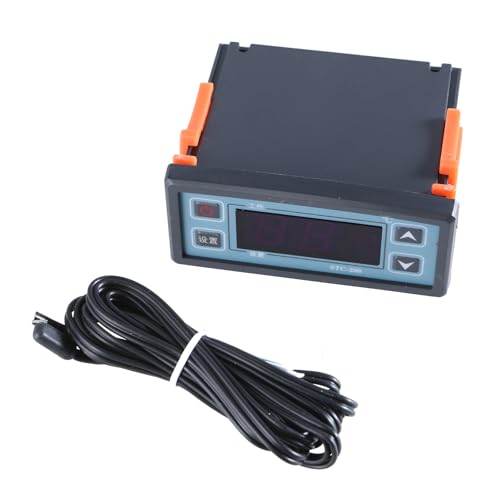 Digitale Temperaturregelung Thermostat Digitale Temperaturschalter Controller Anzeige Heizkühlrelais Thermostatanzeige Thermoregulator von ZIDDAR