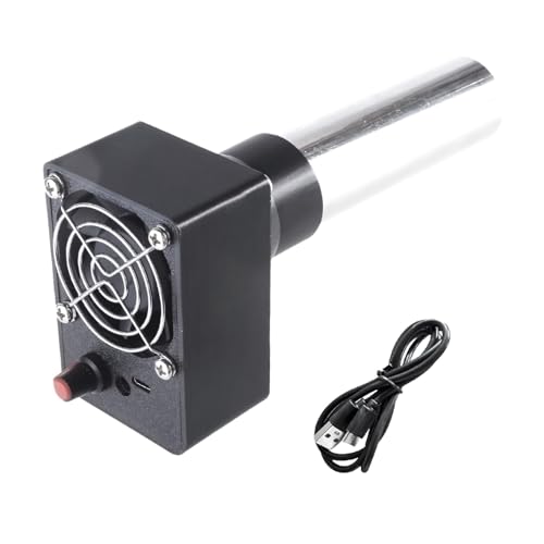 Elektrische Grillluftgebläse Mit Variabler Geschwindigkeitskontrolle USB Antrieb Für Camping Wanderpicknicks BBQ Air Extraction Edelstahldüse Elektrische Grillluftgebläse Mit Variabler Geschwindigkeitskontrolle USB Antrieb Für Camping Wanderpicknicks BBQ Air Extraction Edelstahldüse von ZIDDAR