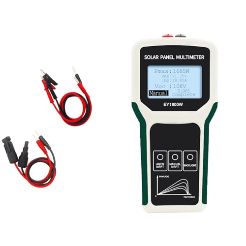 MPPT Solars Power Analyzers 5 1800W Kapazität 60 V Photovoltaik Tester Mit Hintergrundlichtern LCD Und Überlastungsschutz von ZIDDAR