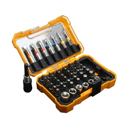 Professionelles Schraubendreherbit (50 PCS) Chrom Stahl Geeignet Für Verschiedene Projekte Praktischer Aufbewahrungskoffer Werkzeug Set Geeignet von ZIDDAR