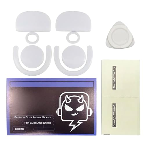 ZIDDAR 1 Pack Mausschlittschuhe Gleitfüße Pad Maus Füße Aufkleber Für Gprox Superlight 2dex Maus Runde Gekrümmte Kanten Füße von ZIDDAR