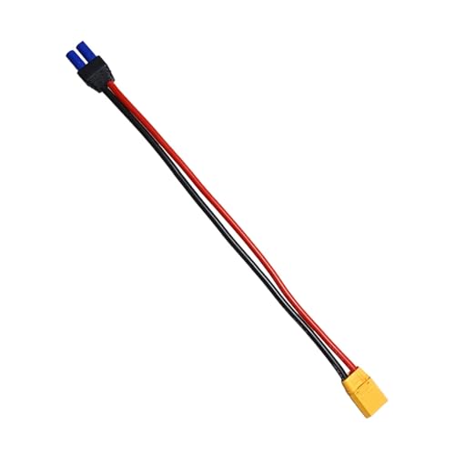 ZIDDAR EC5 to XT90 Adapter Connectors XT90 Männlich Zu EC5 Konvertierern Netzkabel Für Die Zuverlässigkeits FPV Batterie Und Verwendung von ZIDDAR