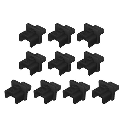 ZIDDAR Packung Mit 10 RJ45 Staubabdeckungskappen RJ45 Networking Socket Schutzstopfen Staubdreckblanzstopfen Zum Patching Panel Router ZIDDAR Packung Mit 10 RJ45 Staubabdeckungskappen RJ45 Networking Socket Schutzstopfen Staubdreckblanzstopfen Zum Patching Panel Router von ZIDDAR