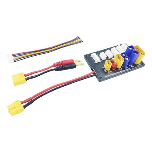 ZIDDAR Parallele Ladeplatine Easy Connection 6S Balanced Board Für XT90 XT30 EC3 EC5 T Xt60 Für Battery Easy Connection von ZIDDAR