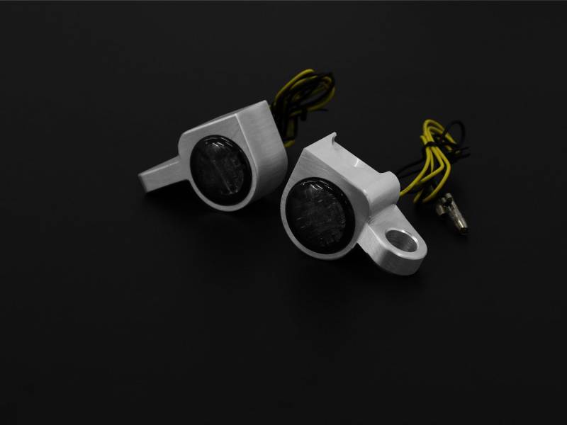 ZIEGER Blinker LED Armaturenblinker Harley Davidson silber von ZIEGER