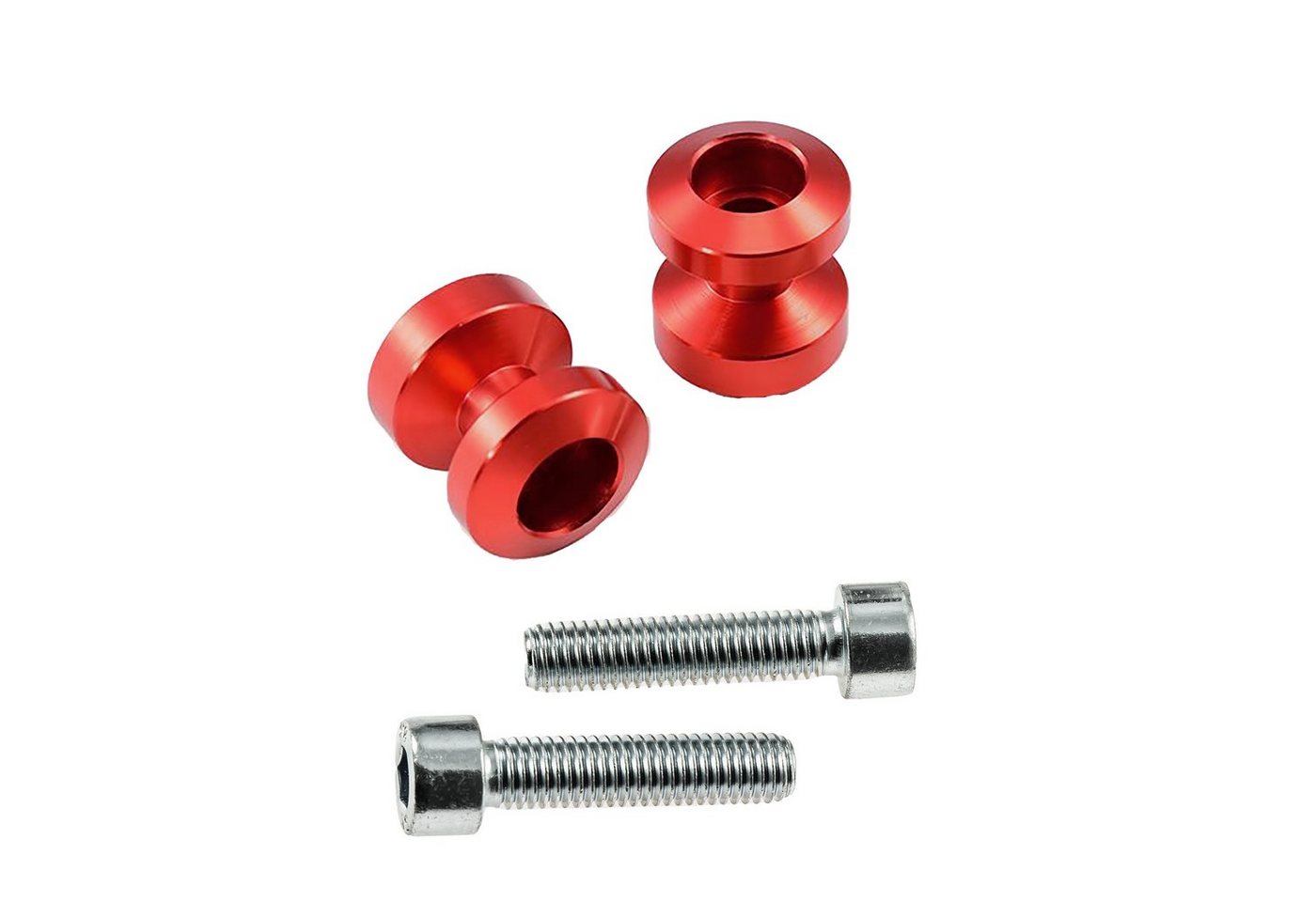 ZIEGER Multitool Bobbins / Racingadapter Montageständer M8 rot (mit Distanzhülse) von ZIEGER