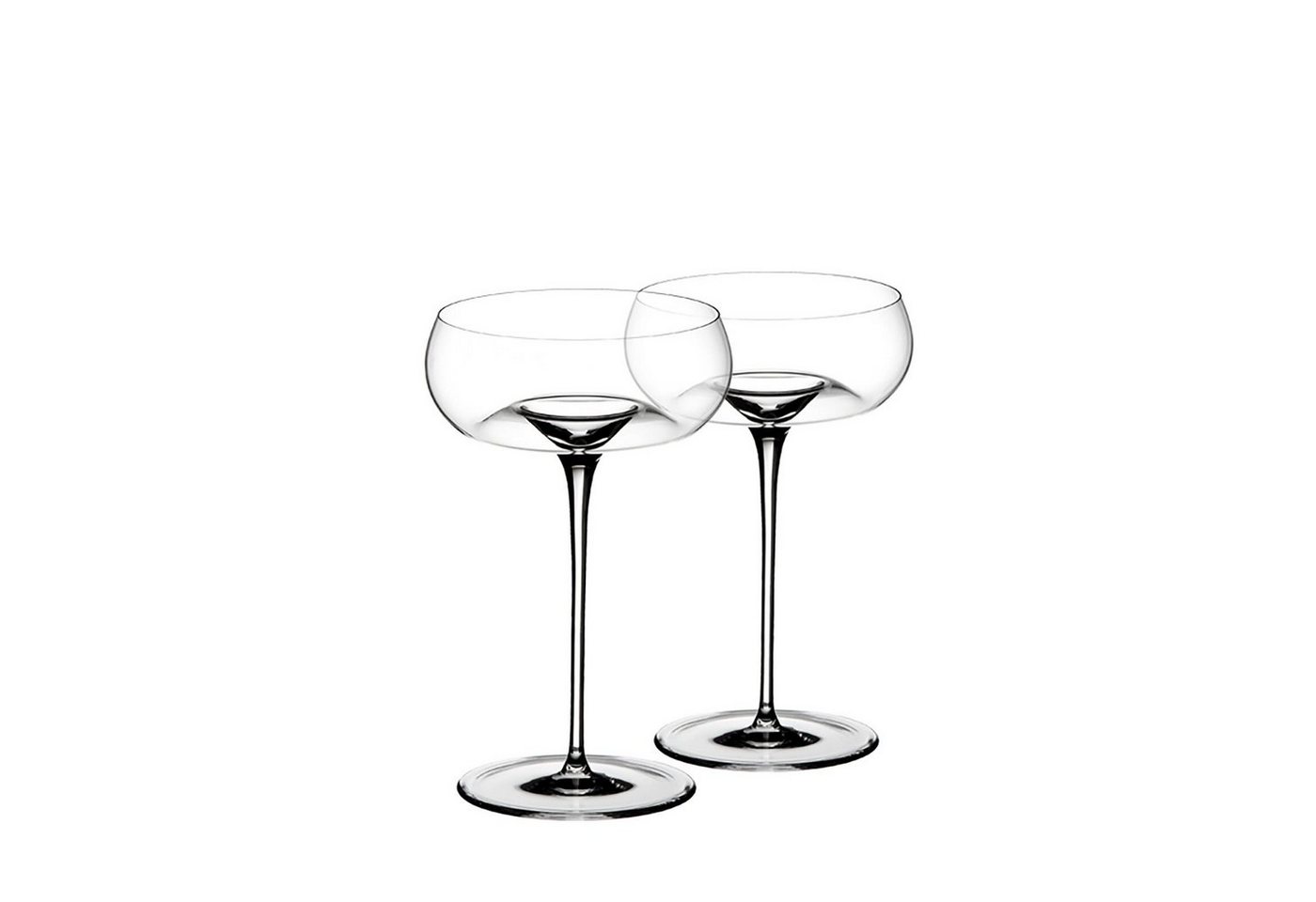 ZIEHER Champagnerglas Vision Weingläser 250 ml 2er Set, Glas von ZIEHER