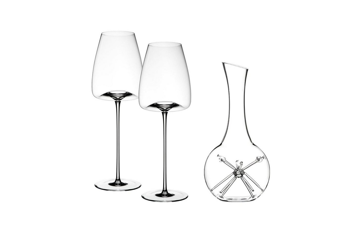 ZIEHER Gläser-Set Vision Straight + STAR mini Weingläser + Dekanter, Glas ZIEHER Gläser-Set Vision Straight + STAR mini Weingläser + Dekanter, Glas von ZIEHER