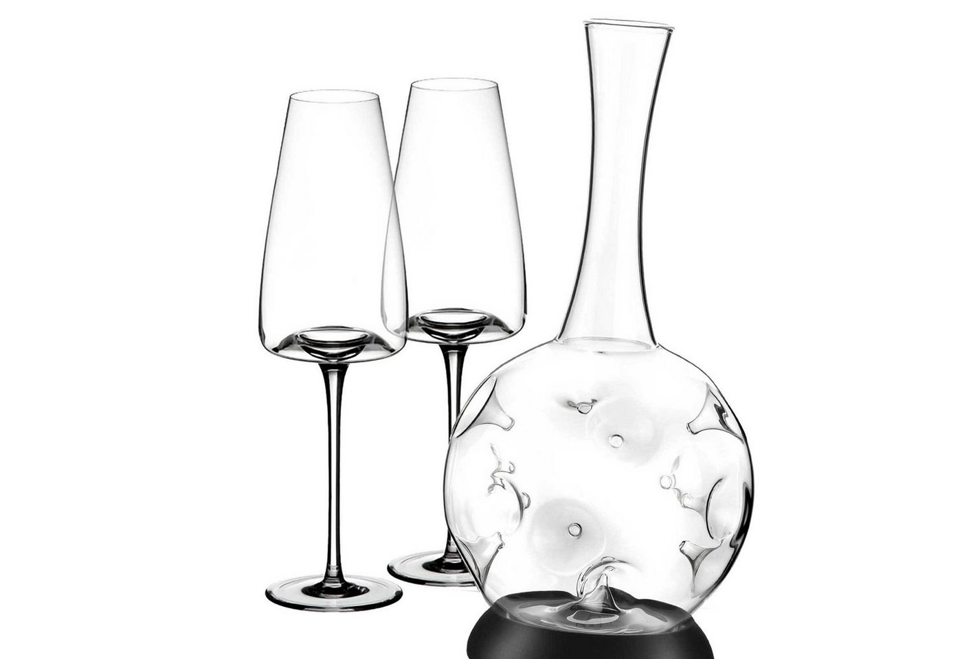 ZIEHER Glas Rich Eddy Weinset 3er Set, Glas von ZIEHER