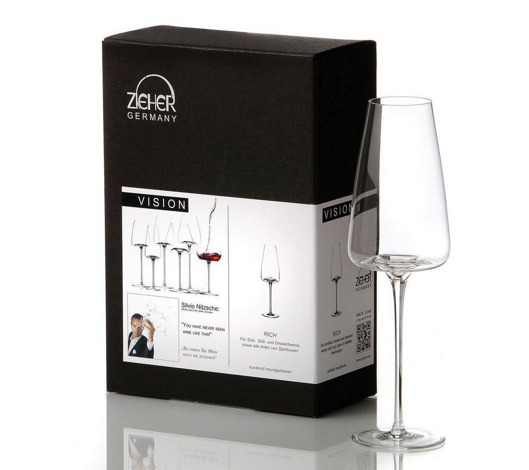 ZIEHER Weinglas Vision Rich 2er Set, Kristallglas ZIEHER Weinglas Vision Rich 2er Set, Kristallglas von ZIEHER