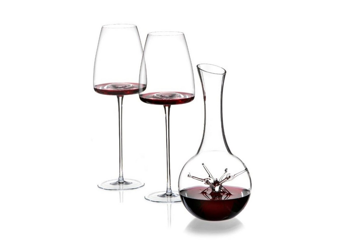 ZIEHER Weinglas Zieher Star mini + Vision Straight, Set Dekanter/Karaffe mit 2 Gläsern von ZIEHER
