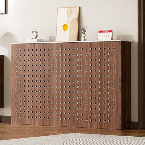 Heizkörperverkleidung, Moderne Möbeldekoration, Zusätzliche Ablagefläche, Hohles Design, Geeignet für Wohnzimmer, Küche, Büro, Innenbereich(100x70x15cm/39.4x27.6x5.9in) von ZIGTUEI