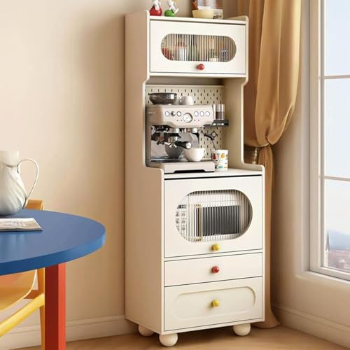 ZIGTUEI Küchenschrank Mit Arbeitsfläche, Buffetschrank Mit Schublade, Großer Stauraum, Esszimmerschrank Mit 2 Schubladen, für Esszimmer, Küche, Wohnzimmer(165x70cm/65x27.6in) von ZIGTUEI