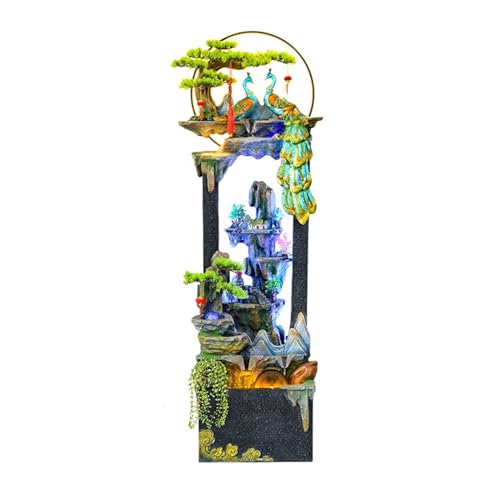 Außenbrunnen Pfauendekoration, Aquarium, Innenhof, Wohnzimmer, Zuhause, automatisches Zirkulationssystem, Steingartenbrunnen, Wasserdekoration(S) von ZIGUIhsou-11
