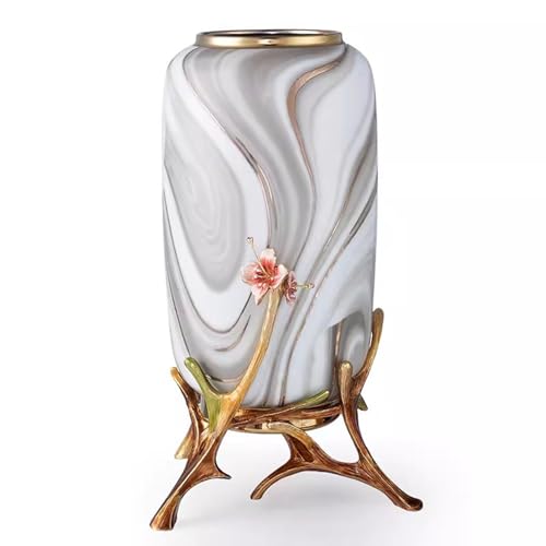 Blumenvase Blumenvasen, emaillierte Farbe, Handwerkskunst, Esstisch, Couchtisch, TV-Schrank, kann Blumen wachsen Lassen, Blumenvasen Vase zur Dekoration von ZIGUIhsou-11