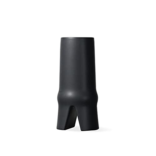 Blumenvase Moderne Kunst-Standvase, Hochzeitsarrangement, Blumenarrangement, Ornamente for Heimdekoration, Büro, Schlafzimmer, Desktop-Vasendekoration Vase zur Dekoration(Schwarz) von ZIGUIhsou-11