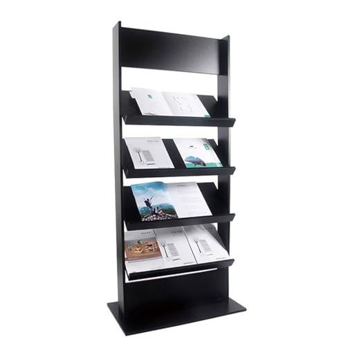 Bodenstehender Zeitschriftenständer Bodenstehender Zeitungsständer, Informationsständer, vertikaler Broschüren-, Zeitungs- und Zeitschriftenständer, 4 Etagen, klassischer Zeitungsständer aus Holz Zeit Bodenstehender Zeitschriftenständer Bodenstehender Zeitungsständer, Informationsständer, vertikaler Broschüren-, Zeitungs- und Zeitschriftenständer, 4 Etagen, klassischer Zeitungsständer aus Holz Zeit von ZIGUIhsou-11