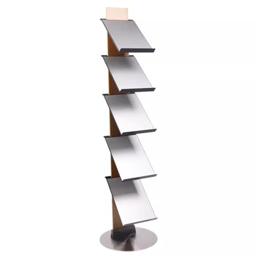 Bodenstehender Zeitschriftenständer Büro-Zeitungsständer, kreativer mehrschichtiger Metall-Präsentationsständer, bodenstehender Zeitungsständer, Bücherregal, Datenständer, Ausstellungsbroschüren-Präse Bodenstehender Zeitschriftenständer Büro-Zeitungsständer, kreativer mehrschichtiger Metall-Präsentationsständer, bodenstehender Zeitungsständer, Bücherregal, Datenständer, Ausstellungsbroschüren-Präse von ZIGUIhsou-11