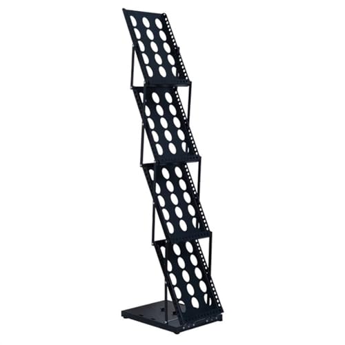 Bodenstehender Zeitschriftenständer Tragbarer Broschüren-Zeitschriften-Katalog-Literatur-Präsentationsständer, 4 Taschen, faltbarer Zeitschriftenständer, Metall-Katalog-Literaturständer, Schwarz Zeitu Bodenstehender Zeitschriftenständer Tragbarer Broschüren-Zeitschriften-Katalog-Literatur-Präsentationsständer, 4 Taschen, faltbarer Zeitschriftenständer, Metall-Katalog-Literaturständer, Schwarz Zeitu von ZIGUIhsou-11