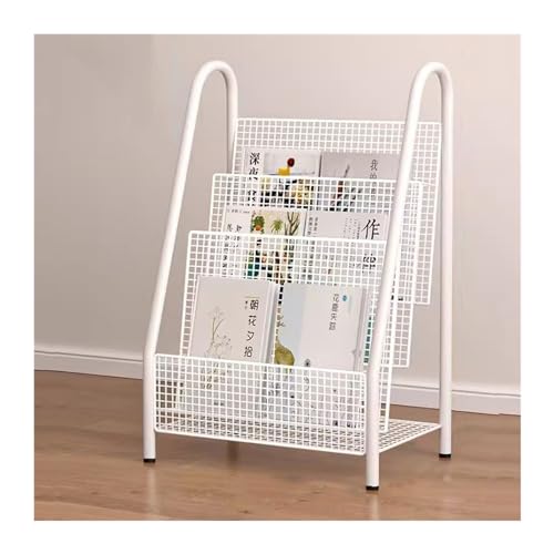 Bodenstehender Zeitschriftenständer Vom Boden bis zur Decke reichender Zeitungsständer, einfaches Bücherregal, Zeitungsständer, Eisenregale, Arbeitszimmer, Bücher- und Zeitungsständer, Wohnzimmeraufbe Bodenstehender Zeitschriftenständer Vom Boden bis zur Decke reichender Zeitungsständer, einfaches Bücherregal, Zeitungsständer, Eisenregale, Arbeitszimmer, Bücher- und Zeitungsständer, Wohnzimmeraufbe von ZIGUIhsou-11