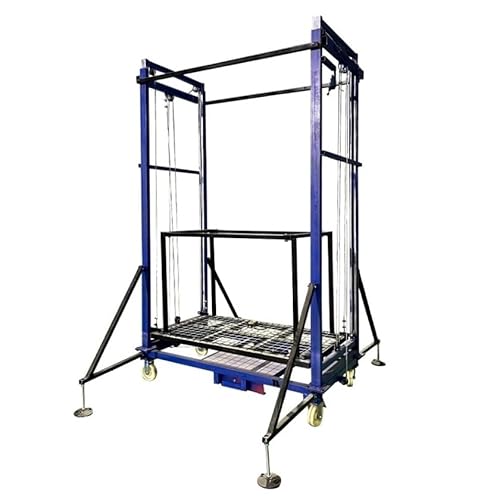 Gerüsthebebühne Hebebühne Lastenaufzug Fernbedienung mobile Baustelle Heimdekoration(7M) von ZIGUIhsou-11