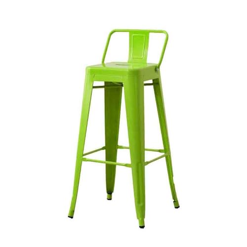 Pub Barhocker Industrieller Stil Hochstuhl Benzinfass Eisen Dekorative Bar Barhocker im Retro-Stil Restauranthocker(Green) von ZIGUIhsou-11