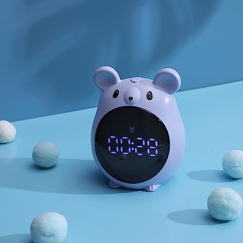 ZIGUIhsou-11 Analoger Wecker Elektronischer Wecker for Studenten, lautloser Nachttisch-Schlafzimmer-Wecker mit hoher Lautstärke, Kinderzimmer-Wecker Retro-Alarm(Blue) von ZIGUIhsou-11