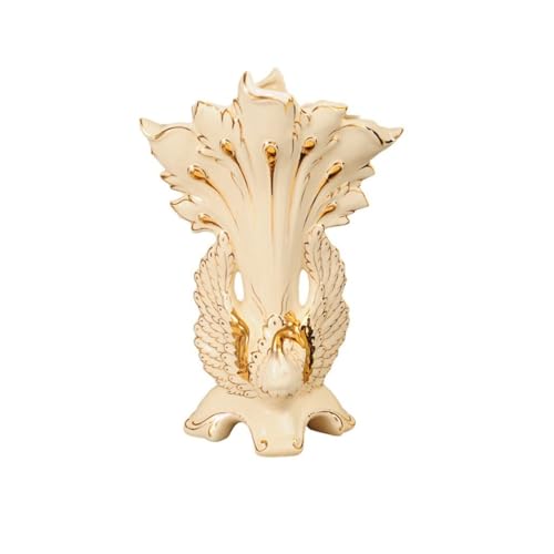 ZIGUIhsou-11 Blumenvase Keramik Vase Kreative Pfau Porzellan Hause Blume Anordnung Dekoration Wohnzimmer Getrocknete Blume Vase Desktop Dekoration Vase zur Dekoration von ZIGUIhsou-11