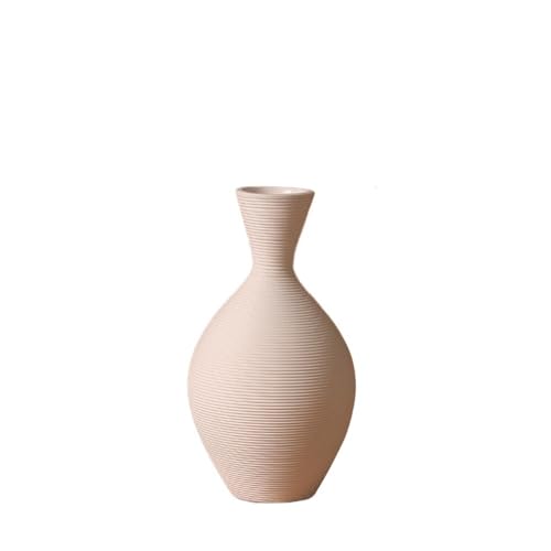 ZIGUIhsou-11 Blumenvase Khaki Taillen Keramik Vase Wohnzimmer Dekorative Blumenarrangement Vase zur Dekoration von ZIGUIhsou-11