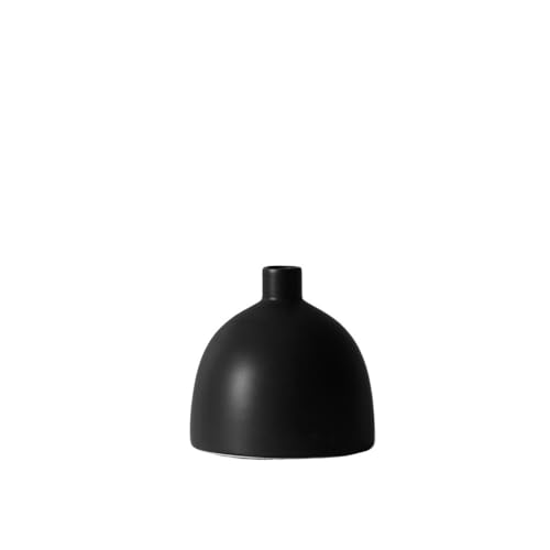 ZIGUIhsou-11 Blumenvase Schwarze Vase Wohnzimmer Tischdekoration Keramik Handwerk Arrangement Blumenarrangement Dekoration Vase zur Dekoration von ZIGUIhsou-11
