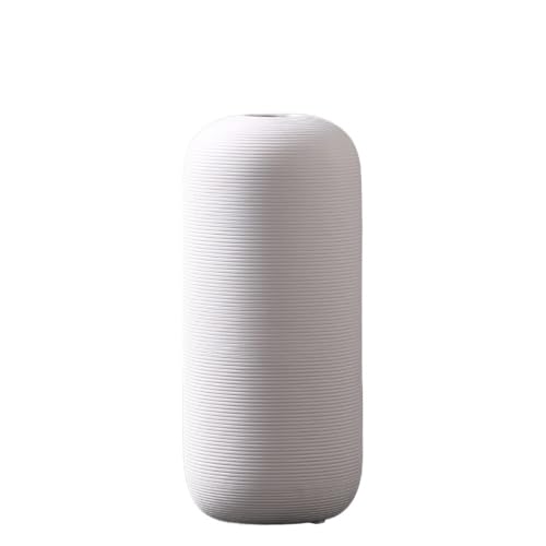 ZIGUIhsou-11 Blumenvase Simple Pure White Ceramic Vase Arrangement Living Room Home Decoration Flower Arrangement Vase zur Dekoration von ZIGUIhsou-11