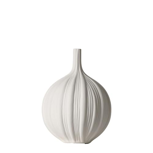 ZIGUIhsou-11 Blumenvase Vintage Creme Keramik Vase Arrangement Wohnzimmer Dekoratives Blumenarrangement mehrere Größen erhältlich Vase zur Dekoration(Mittel) von ZIGUIhsou-11