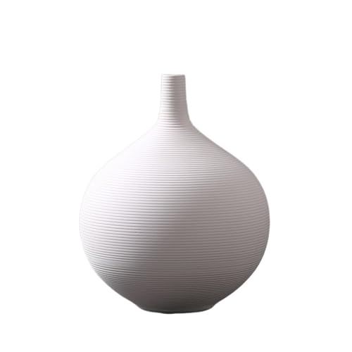 ZIGUIhsou-11 Blumenvase Weiße Vintage Keramik Vase Arrangement Wohnzimmer Hydroponischen Blumenarrangement Dekoration Vase zur Dekoration(Mittel) von ZIGUIhsou-11