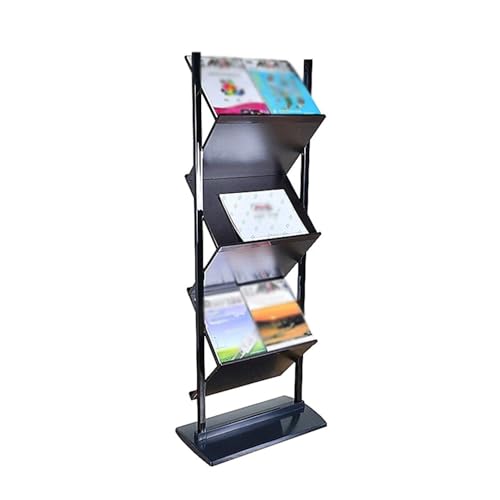 ZIGUIhsou-11 Bodenstehender Zeitschriftenständer A4 Boden Zeitungsständer Zeitschriftenständer Vertikaler mehrschichtiger Informationsständer Displayständer Zeitungsständer von ZIGUIhsou-11