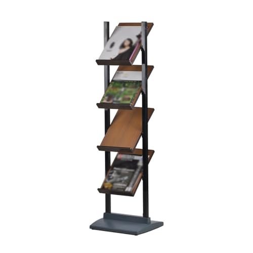 ZIGUIhsou-11 Bodenstehender Zeitschriftenständer Boden-Zeitungsständer 4-lagig - A4-Zeitschriftenständer Broschüre Vertikal Mehrschichtiger Informationsständer Präsentationsständer Zeitungsständer ZIGUIhsou-11 Bodenstehender Zeitschriftenständer Boden-Zeitungsständer 4-lagig - A4-Zeitschriftenständer Broschüre Vertikal Mehrschichtiger Informationsständer Präsentationsständer Zeitungsständer von ZIGUIhsou-11