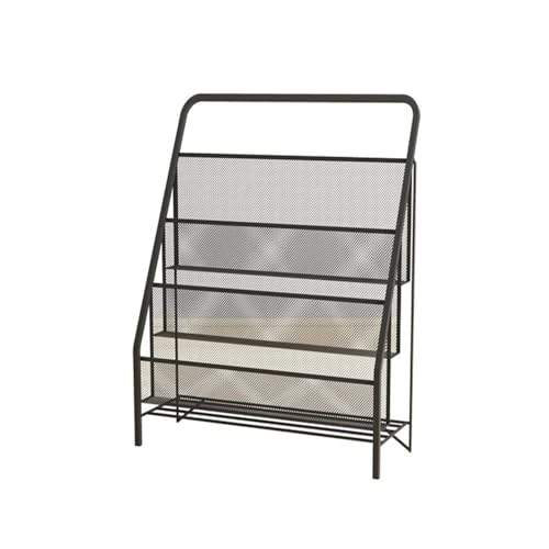 ZIGUIhsou-11 Bodenstehender Zeitschriftenständer Nordic Light Luxury Zeitschriftenständer Mehrschichtiger Aufbewahrungsständer aus Eisen for Bücher Organizer for Bilder Zeitungsständer(Schwarz,Klein) ZIGUIhsou-11 Bodenstehender Zeitschriftenständer Nordic Light Luxury Zeitschriftenständer Mehrschichtiger Aufbewahrungsständer aus Eisen for Bücher Organizer for Bilder Zeitungsständer(Schwarz,Klein) von ZIGUIhsou-11